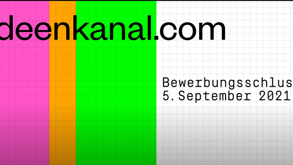 ideenkanal Bewerbungsschluss